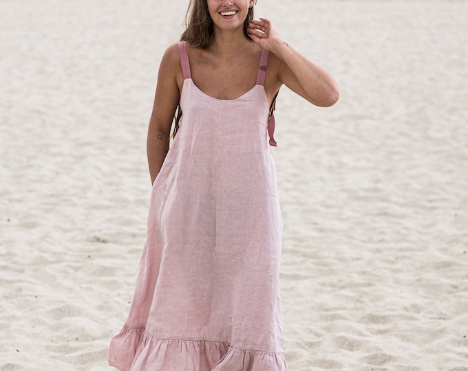 ALICANTE Smock Soft Linen Dress