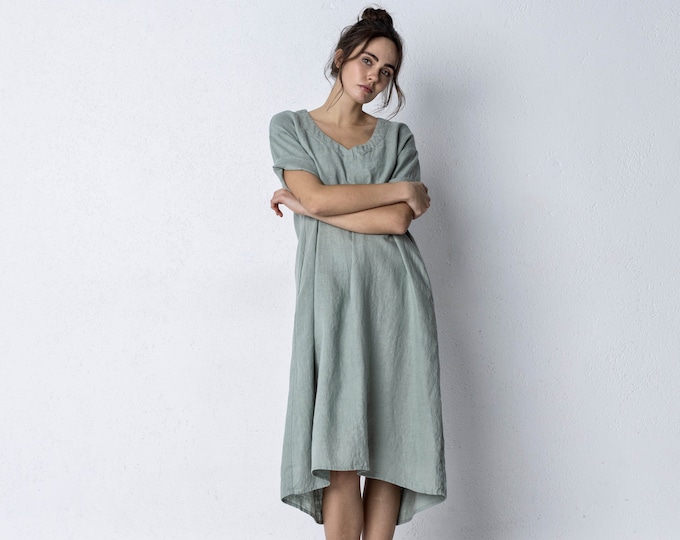 LEECE Linen A-line Dress