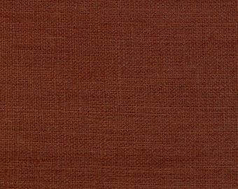 Mittelkupferfarbenes Bio-Leinen, Stonewashed Flachs, Nähen & Quilten