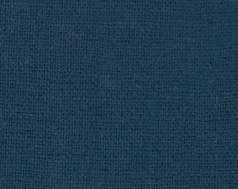 Elemental blue Organic Linen Fabric for DIY sewing and quilting. Natural Stonewashed 100% Linen Flax material. Available by metre or yard.