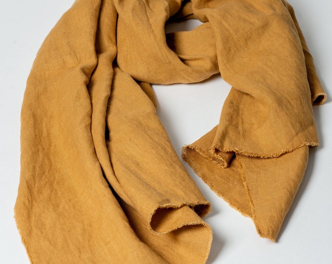 TORONTO Big Linen Unisex Scarf