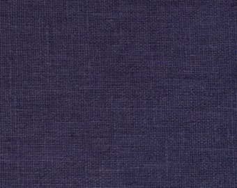 Eggplant Organic Linen Fabric for DIY sewing and quilting. Natural Stonewashed 100% Linen Flax material. Available by metre or yard.