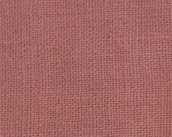 Ocean coral Organic Linen Fabric for DIY sewing and quilting. Natural Stonewashed 100% Linen Flax material. Available by metre or yard.