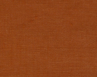 Süßer Mandarin Bio Leinen Stoff, steingewaschener Flachs zum Nähen & Quilten