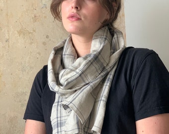 TORONTO Natural Linen Unisex Scarf