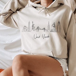 Bluza z kapturem New York, Bluza z kapturem New York City, Bluza z kapturem East Coast, Bluza z kapturem New Yorker, Bluza z kapturem New York Lover Gift, Bluza z kapturem Nyc dla kobiet