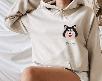 Custom Dog Face Hoodie, Dog Mom Hoodie, Dog Lover Hoodie, Dog People Hoodie, New Dog Owner Hoodie, Gift for Dog, Pet Lover Hoodie,