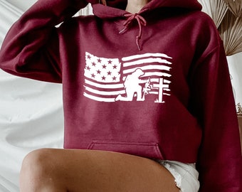 Sudadera con capucha del 4 de julio, sudadera con capucha del Día de la Independencia, sudadera con capucha para soldados, sudadera con capucha patriótica estadounidense, sudadera con capucha usa veterana, sudadera con capucha política