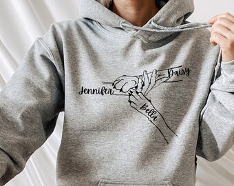Custom Dog Paw Hoodie, Dog Mom Hoodie, Dog Lover Hoodie, Dog People Hoodie, New Dog Owner Hoodie, Gift for Dog, Pet Lover Hoodie,