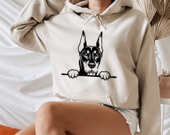 Doberman Hoodie, Doberman Pinscher Hoodie, Doberman Mom Hoodie, Doberman Lover Hoodie, Dog Lover Hoodie, Dog Lover Kid Hoodie,Doberman Owner