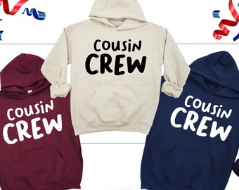 Cousin Crew Hoodie, passender Cousin Hoodie, Familie Cousin Geschenke, Cousin Trip Hoodie, Team Cousin Hoodie, passender Familien Hoodie,