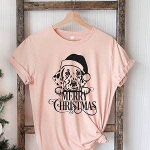 Christmas Dalmatian Tshirt, Christmas Dog Tshirt, Christmas Animal Shirt, Dalmatian Mom Shirt, Dalmatian Shirt, Christmas Dog lover gift