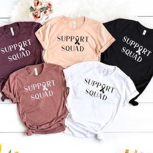 Support Squad Shirt, Breast Cancer Support Squad Shirt, Cancer Awareness Shirt, Cancer Fighter Support Team Shirt, Motivational Shirt