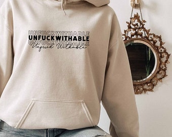 Unfuck Withable Hoodie, Sarcasm Quotes Gift, Sarcastic Hoodie, Offensive Hoodie, I'll Heal In Hell Hoodie, Adult Humor Hoodie, Introvert