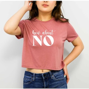 How About No Crop Top, Everything Is Fine Crop Top, Adult Crop Top, Roll My Eyes Gift, Offensive Crop Top, Dark Humour Crop Top, Ironic Crop