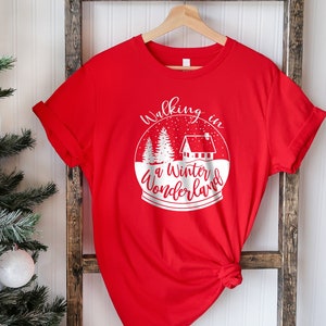 Walking in a winter wonderland shirt, Christmas Shirt, Funny Christmas Shirt, Holiday Shirt, Merry Christmas Shirt, Christmas Gift Shirt