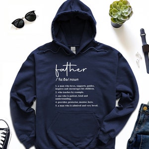 Father Hoodie, New Dad Hoodie, Super Dad Hoodie, Father Son Hoodie, Father Est 2022 Gift, Fathers Day Hoodie, Superhero Dad Hoodie