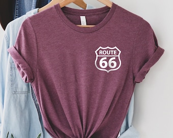 Route 66 Road Shirt, Route 66 USA Shirt, Desert Route Shirt, Legend Route 66 Shirt, Wanderlust Shirt, Route Pocket Shirt, Route Lover Family
