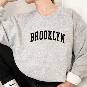 Brooklyn Sweatshirt, Brooklyn Souvenir Sweatshirt, New York City Sweatshirt, Hometown Brooklyn Sweatshirt,Love Brooklyn Bridge Sweatshirt