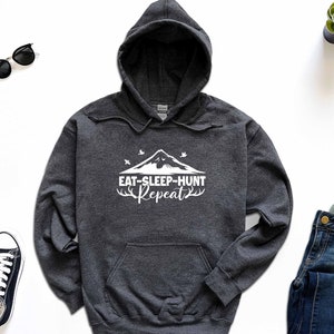 Eat Sleep Hunt Hoodie, Duck Hunting Hoodie, Duck Hunter Hoodie, Hunter Man Hoodie, Hunting Lover Hoodie, Wildlife Hoodie, Hunting Life