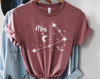 Aries Zodiac Shirt - Astrological Lover Shirt - Aries Astrology Tee - Aries Horocsope Sign Shirt - Astrology Teacher – Aries Birthday Gift