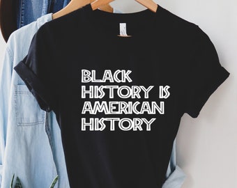 Black History Is American History-tröja, Black History Month-tröja, Black Power-tröja, Jag är Black History-tröja, Black Lives Matter-tröjor
