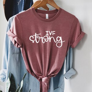 Chemise forte fiv, chemise maman forte, chemise soutien FIV, chemise forte FIV, chemise transfert jour, chemise cadeau fertilité, chemise vie FIV