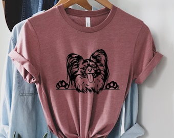 Papillon Shirt, Papillon Lover Shirt, Papillon Dog Shirt, Papillon Mom Shirt, Dog Lover Shirt, Pet Lover Family Shirt, Papillon Owner Shirt