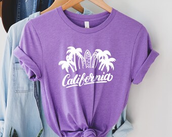 Camicia California, Camicie Cali, Camicia di Stato della California, California Travel Gift, California Abbigliamento, Abbigliamento California, Regalo per la California