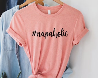 Napaholic shirt, humoristisch shirt, nap shirt, slaap shirt, nap queen shirt, lui shirt, lazy dag shirt, napper shirt, sarcastisch shirt