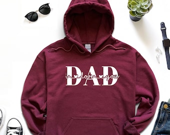 Pappa jag älskar dig hoodie, pappa med hjärta hoodie, kärleksfaderskap hoodie, pappa och son hoodie, jag menar pappa hoodie, far est 2022 hoodie