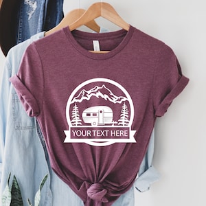 Custom RV Shirt, Camper Shirt, Camping Shirt, RV Gift, Adventure Shirt, Family Camp Shirts, Adventurer Gift, Road Trip shirt, RV life Shirt