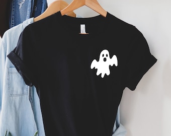 Halloween Ghost Shirt, Funny Halloween Shirt, Halloween Spooky Shirt, Halloween Party Shirt, Halloween Costume Shirt, Women Halloween Shirt