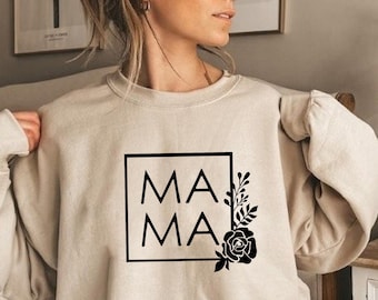 Sudadera de mamá, sudadera del día de la madre, sudadera de vida de mamá, sudadera de madre, sudadera de mamá, regalo para mamá, regalo de día de la madre, nueva mamá
