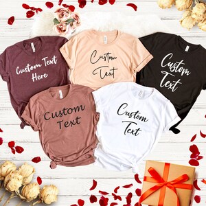 Custom Shirt, Personalized Shirt, Custom Name Shirt, Personalized Family Shirt,  Custom Unisex Shirts, Custom Printing T-shirts,