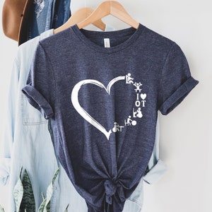 Chemise I Love Ot, chemise d’ergothérapie, chemise d’assistant Ot, chemise Ot certifiée, chemise Future Ot, chemise Ot School, chemise De graduation Ot