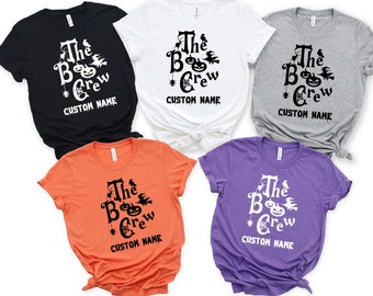 Custom The Boo Crew Halloween Shirt, Group Halloween Shirt, Funny Halloween Shirt, Halloween T-Shirt, Halloween Party Shirt, Halloween Gift
