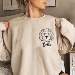 Custom Dog Sweatshirt, Doodle Mom Sweatshirt, Golden Doodle Sweatshirt, Gift for Doodle, Doodle Lover Sweatshirt, Dog Mom Gift, Dog Lover