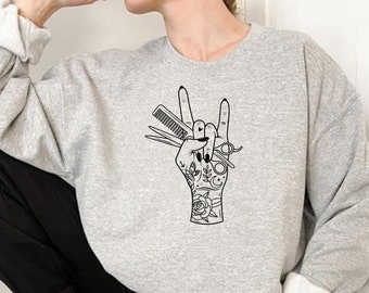 Haar Stylist Sweatshirt, Gelicentieerde Hairapist, Haar Stylist Gift, Hair Dresser Sweatshirt, Hair Dresser Gift, Hair Stylist Sweatshirts,