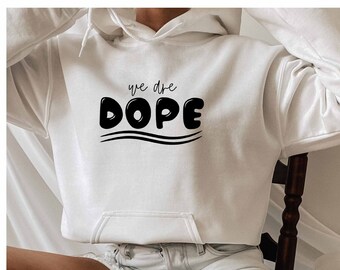 We Are Dope Hoodie, sarkastischer Hoodie, frecher Hoodie, Neuheit Geschenk, humorvoller Hoodie, Roll My Eyes Hoodie, Sarkasmus Hoodie, urkomisch Hoodie