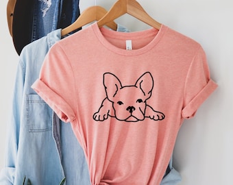 Frenchie Mom Shirt, Frenchie Shirt, French Bulldog T shirt, Dog Mom Shirt, Dog Lover Shirt, Dog Mom Gift, Dog Lover Gift, Frenchie Gift,