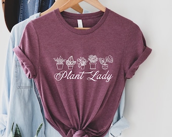 Plant Lady Shirt, Plant Mom Shirt, Plant Lover Shirt, Gift for Gardener, Earth Day Shirt, Plant lover gift, Gardening Shirt, Garden Lover