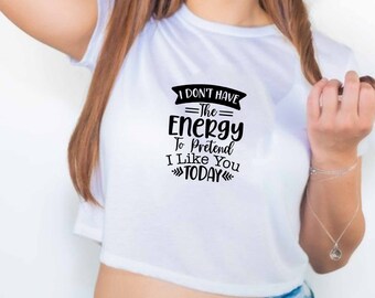 Sarcasm Just One Of My Many Talents Crop Top, Sarcastic Slogan, Sarcasm Crop Top, Offensive Crop Top, Roll My Eyes Crop Top, Dark Humor Crop
