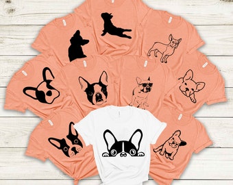 Frenchie Mom Shirt, Frenchie Shirt, French Bulldog T shirt, Dog Mom Shirt, Dog Lover Shirt, Dog Mom Gift, Dog Lover Gift, Frenchie Gift,
