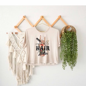 Hair Stylist Crop Top, Licensed Hairapist Crop Top, Hair Stylist Gift, Hair Dresser Crop Top, Hair Dresser Gift, Hair Stylist Crop Top,