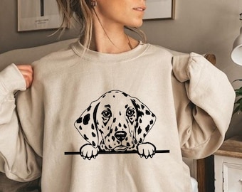 Dalmatian Mom Sweatshirt, Dalmatian Gift, Dalmatian Sweatshirt, Dalmatian Lover Gift, Dalmatian Owner, Dog Mom Sweatshirt,