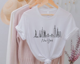 t shirt new york femme