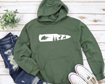Deer Hunting Hoodie, Hunting Lodge Hoodie, Camouflage Hoodie, Wildlife Hoodie, Adventure Deer Hoodie, Deer Hunter Hoodie, Wild Deer Hunting
