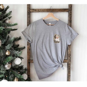 Believe Santa Shirt, Christmas Night Gift, Newborn Christmas Shirt, Christmas Gnome Gift, Christmas Team Shirt, Cute Christmas Shirt
