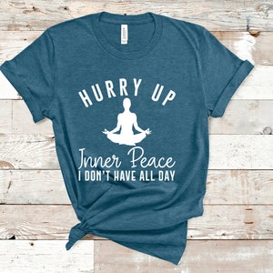 Yoga Shirt, Inner Peace Shirt, Yoga Lover Shirt, Yoga Meditation Shirt, Yoga Shirt Women, Yoga Shirt Men, Yoga Gifts, Yoga Clothing,